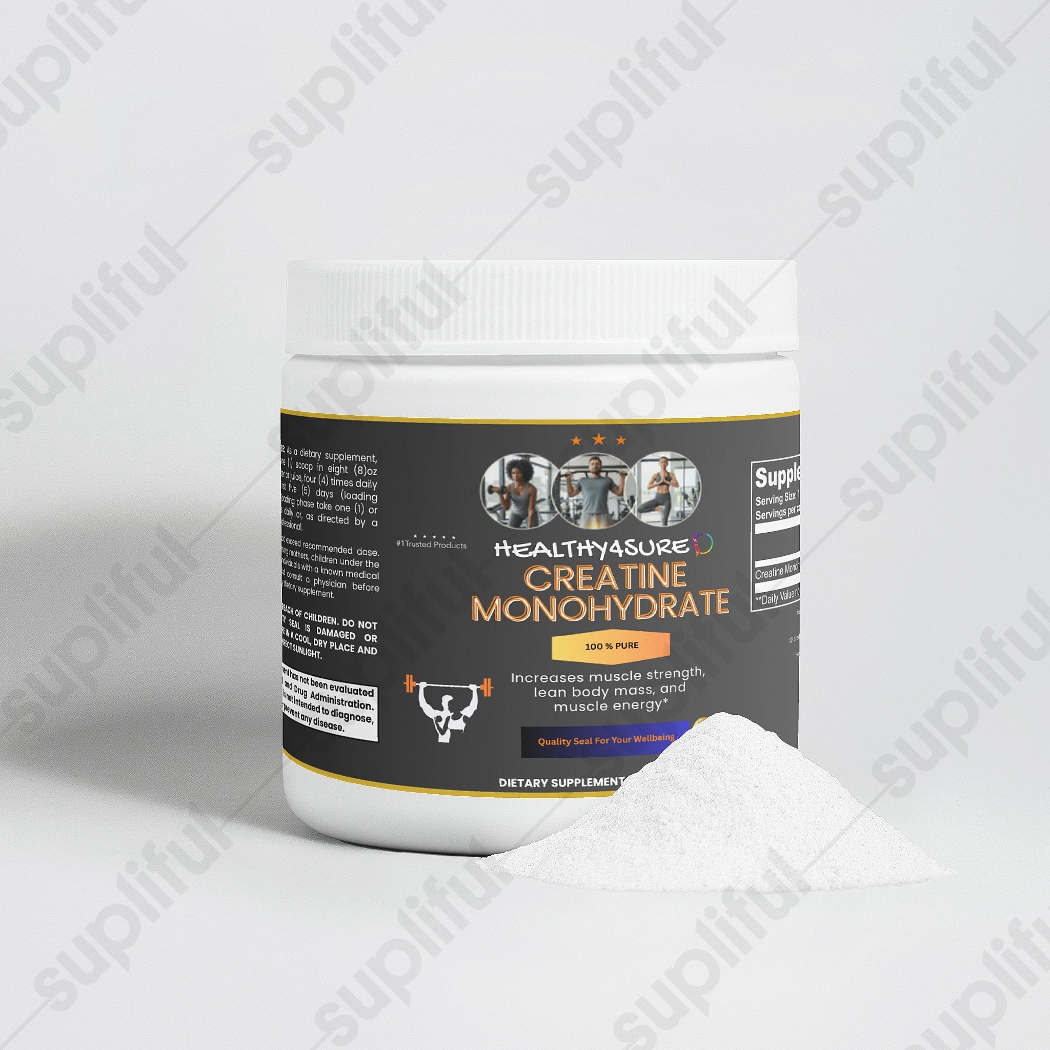 Creatine Monohydrate Fuel High-intensity Workouts Enhance Muscular Strength Healthy4Sure