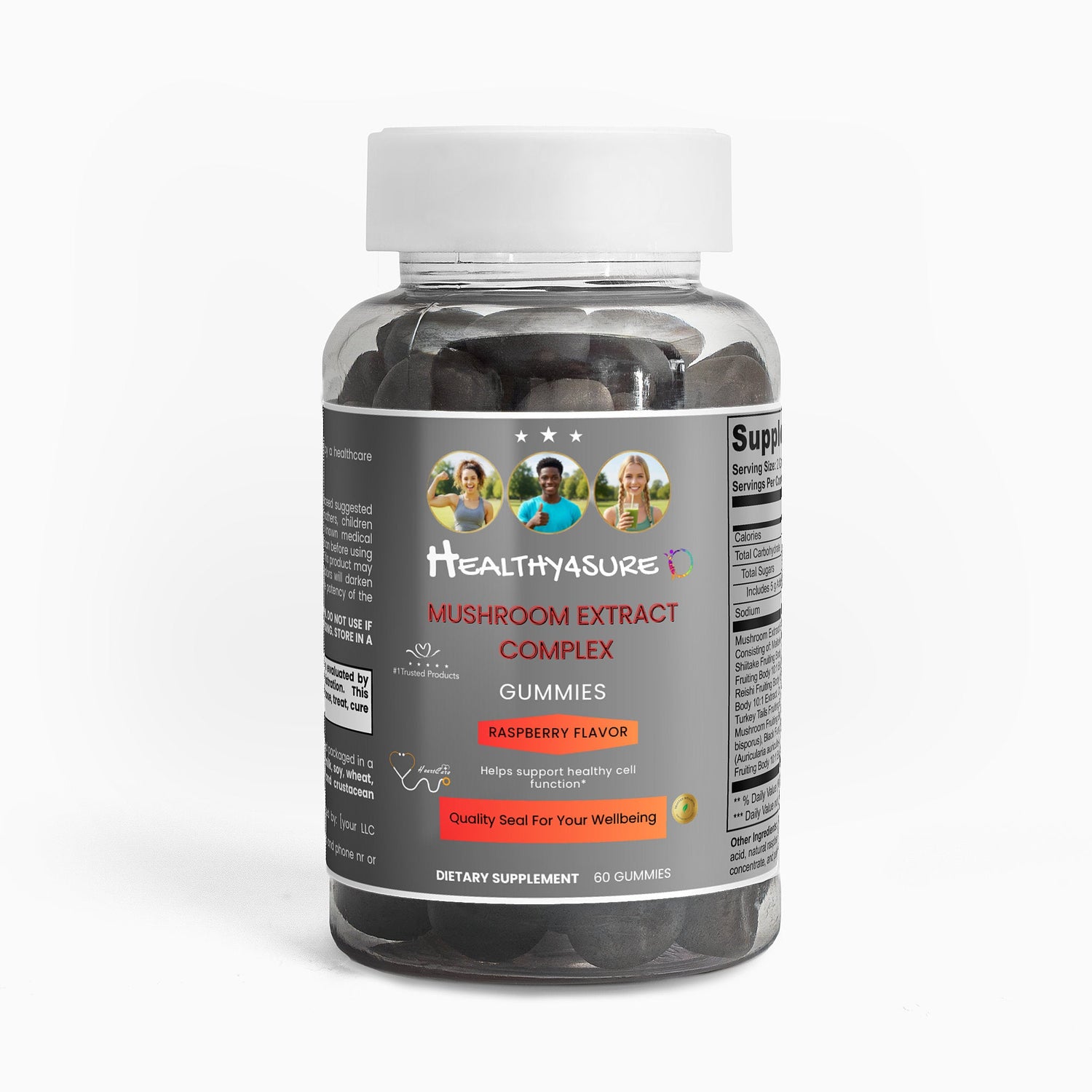 Mushroom Extract Complex Immune-Modulating Properties Antioxidant Healthy4Sure
