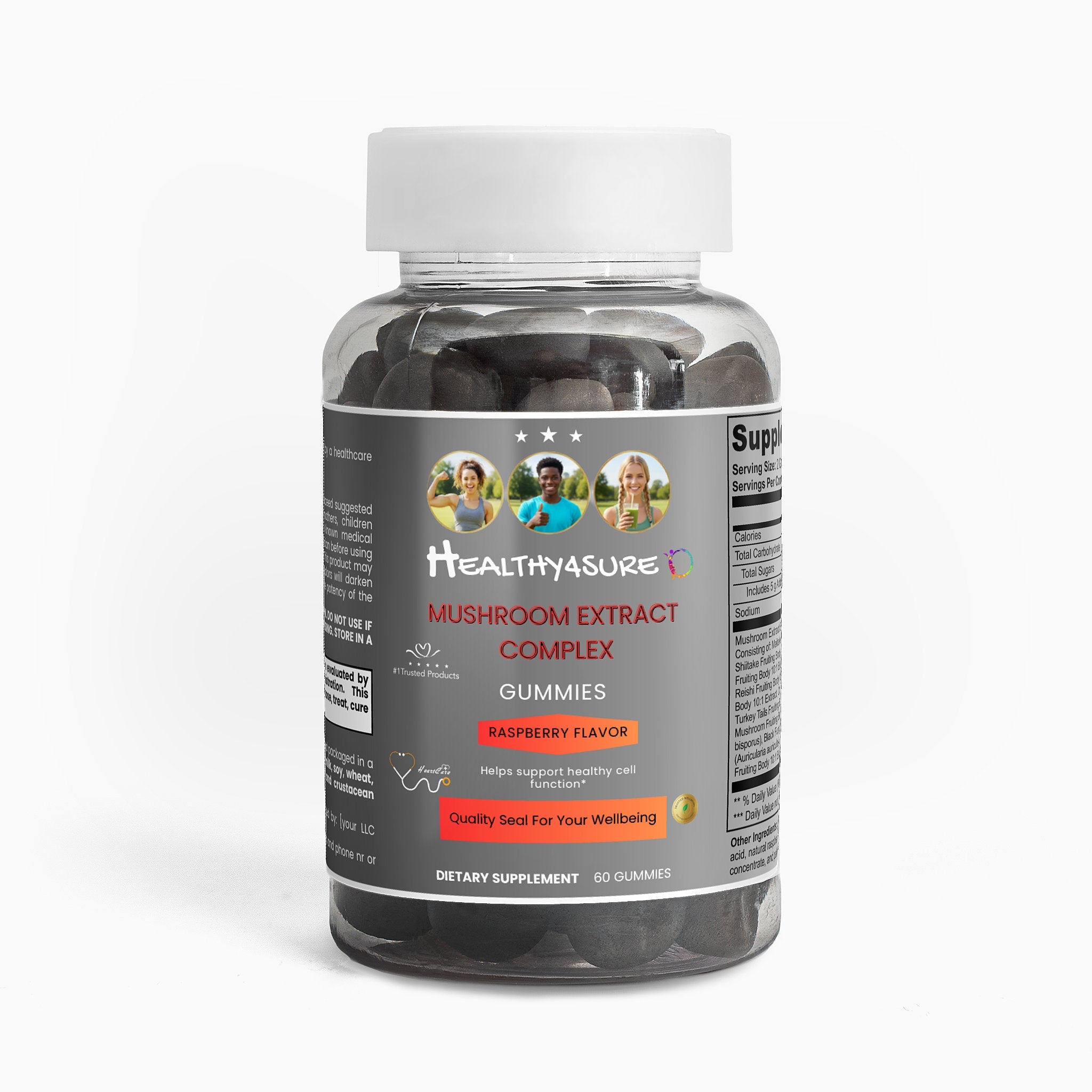 Mushroom Extract Complex Immune-Modulating Properties Antioxidant Healthy4Sure