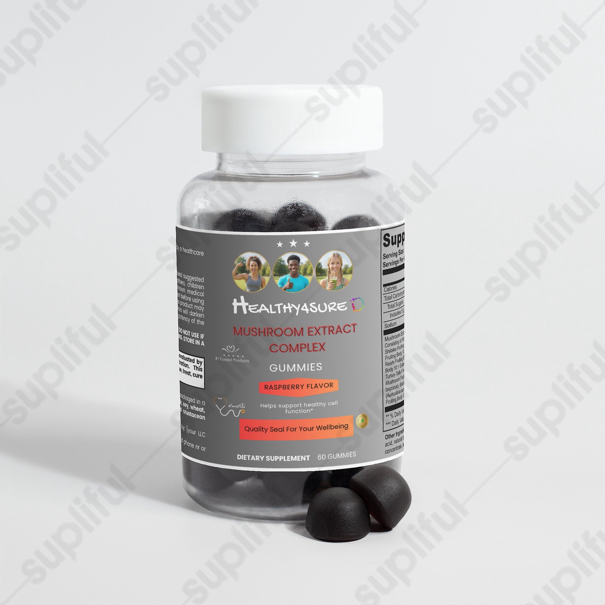 Mushroom Extract Complex Immune-Modulating Properties Antioxidant Healthy4Sure