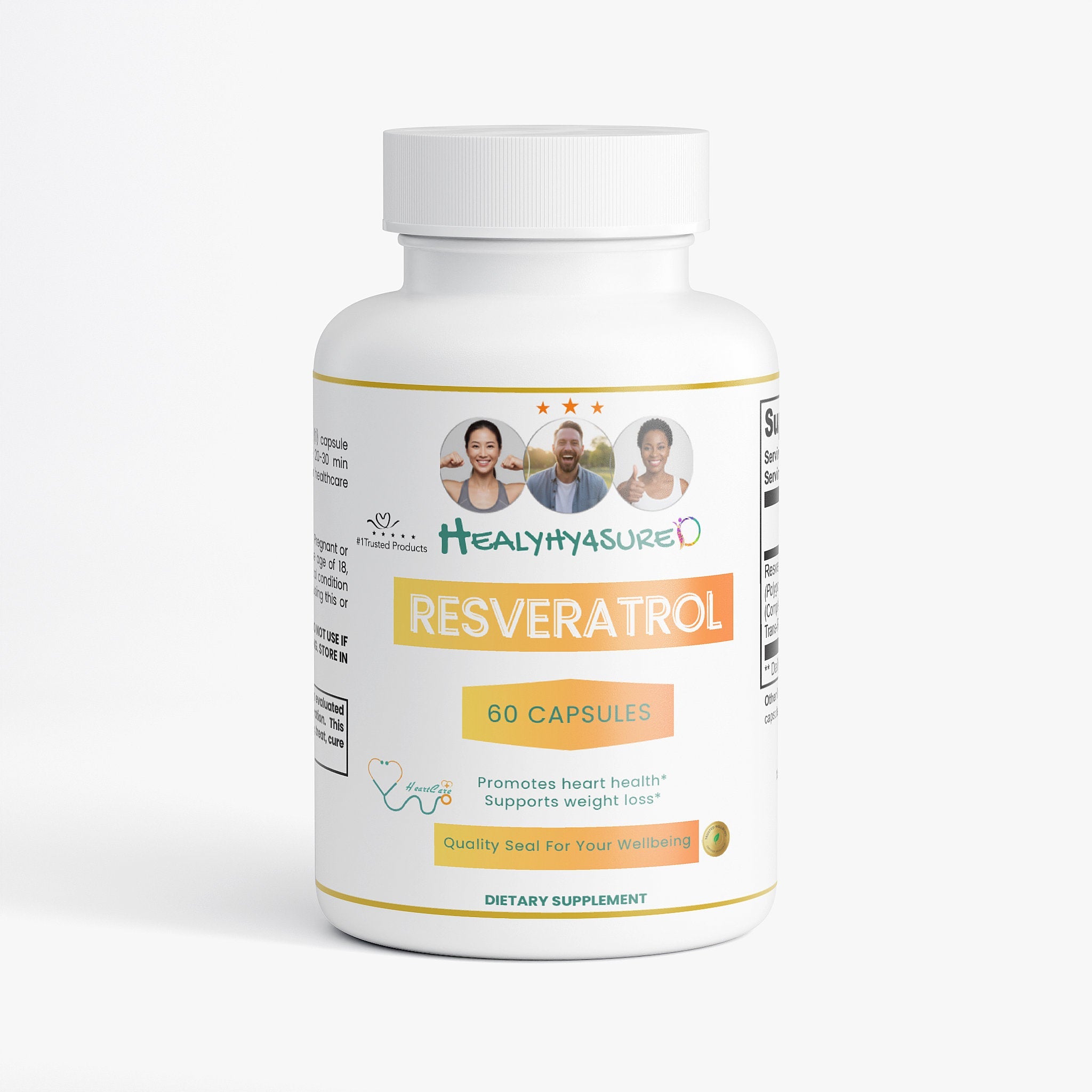 Resveratrol 50% 600mg Healthy4Sure