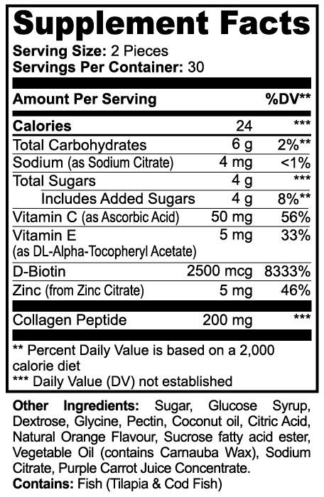 Collagen Gummies (Adult) Healthy4Sure