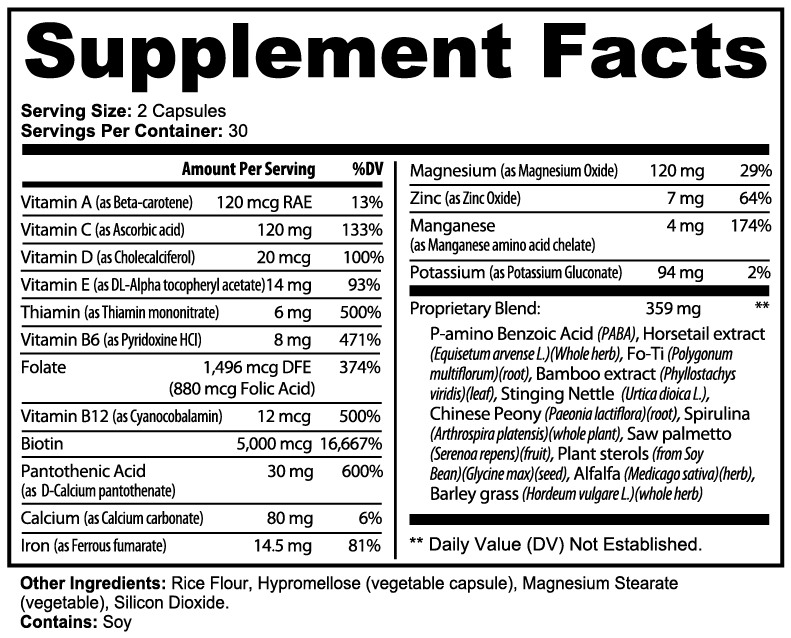 Hair, Skin and Nails Essentials Healthy4Sure