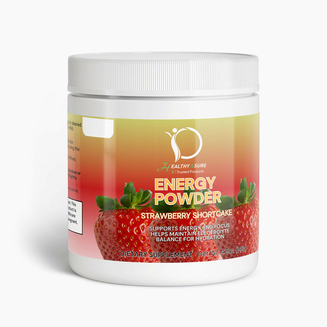 Energy Powder (Strawberry Shortcake) Healthy4Sure