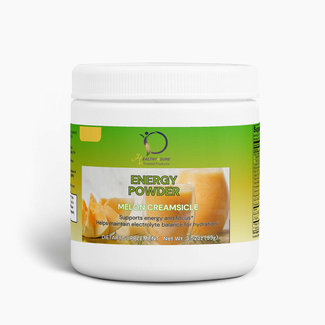 Energy Powder (Melon Creamsicle) Healthy4Sure