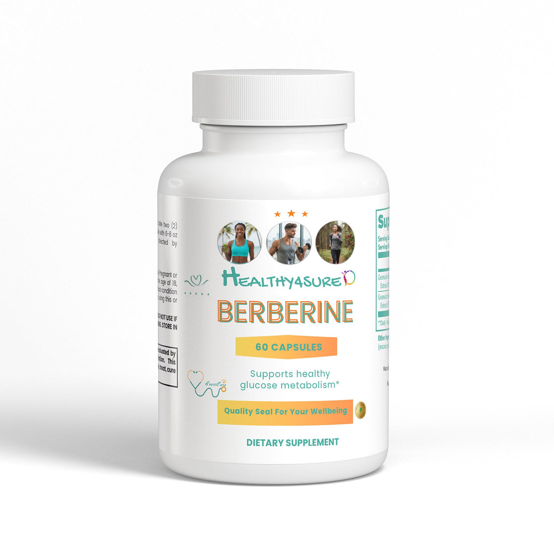 Berberine regulate Blood Sugar Cholesterol Balance Cardiovascular Well-Being Healthy4Sure