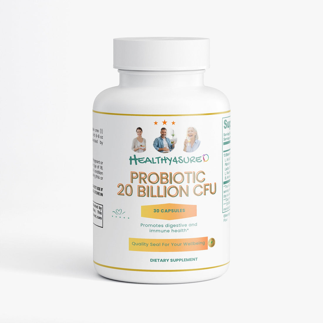 Probiotic 20 Billion Healthy4Sure
