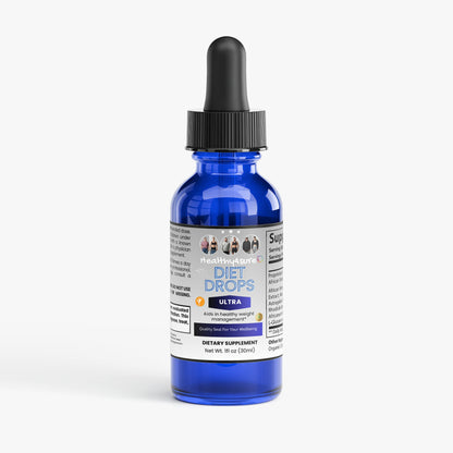 Diet Drops Ultra 1 oz Concentrated Formula Boost Metabolism Curb Appetite Healthy4Sure