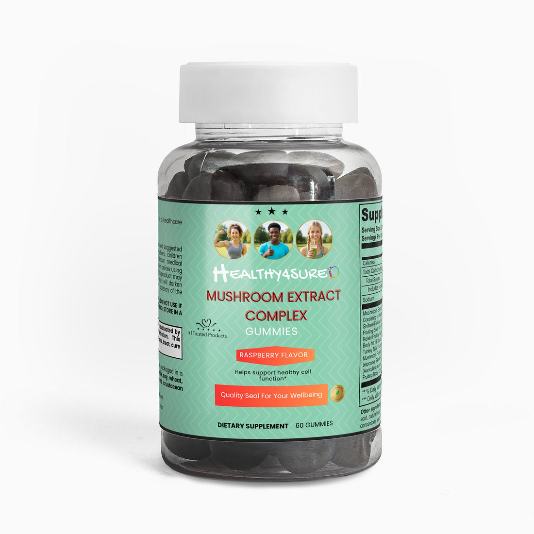 Mushroom Extract Complex Immune-Modulating Properties Antioxidant Healthy4Sure