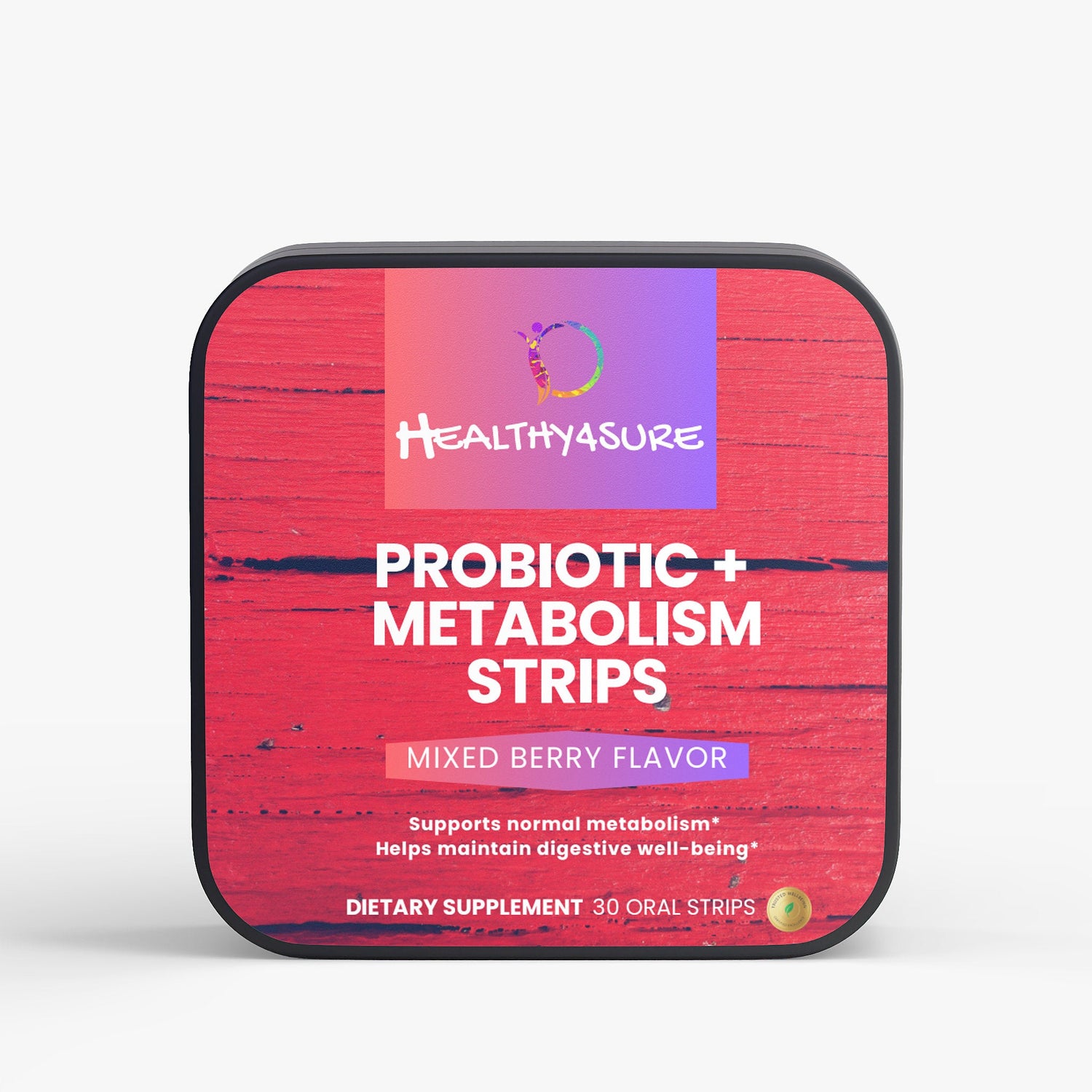Probiotic + Metabolism Strips Healthy4Sure