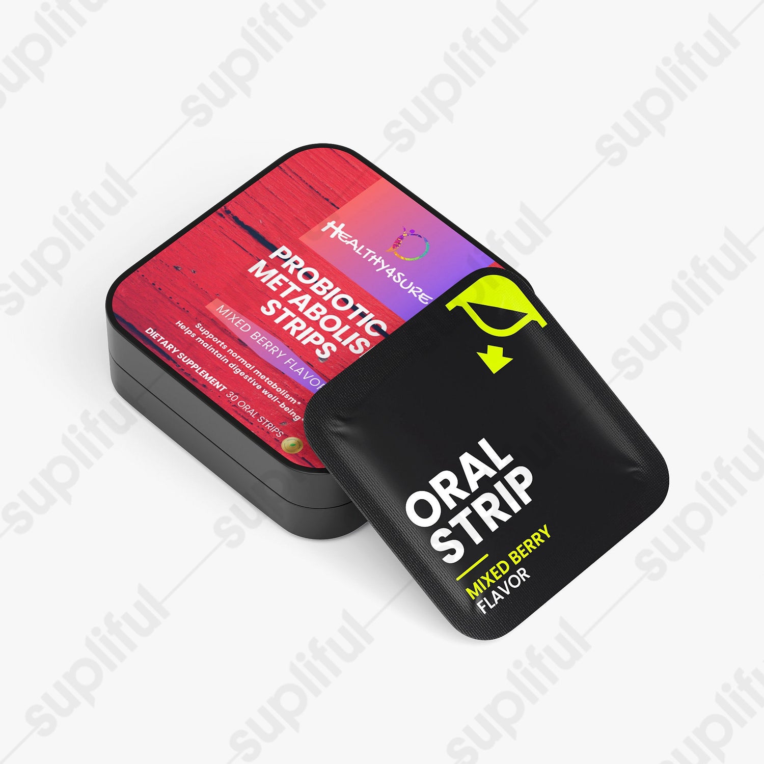 Probiotic + Metabolism Strips Healthy4Sure