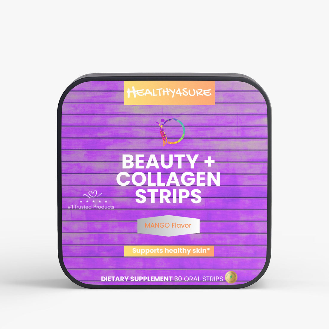 Beauty + Collagen Strips Vitamin E Antioxidant Nutrient Protect Cells Oxidative Stress Healthy4Sure