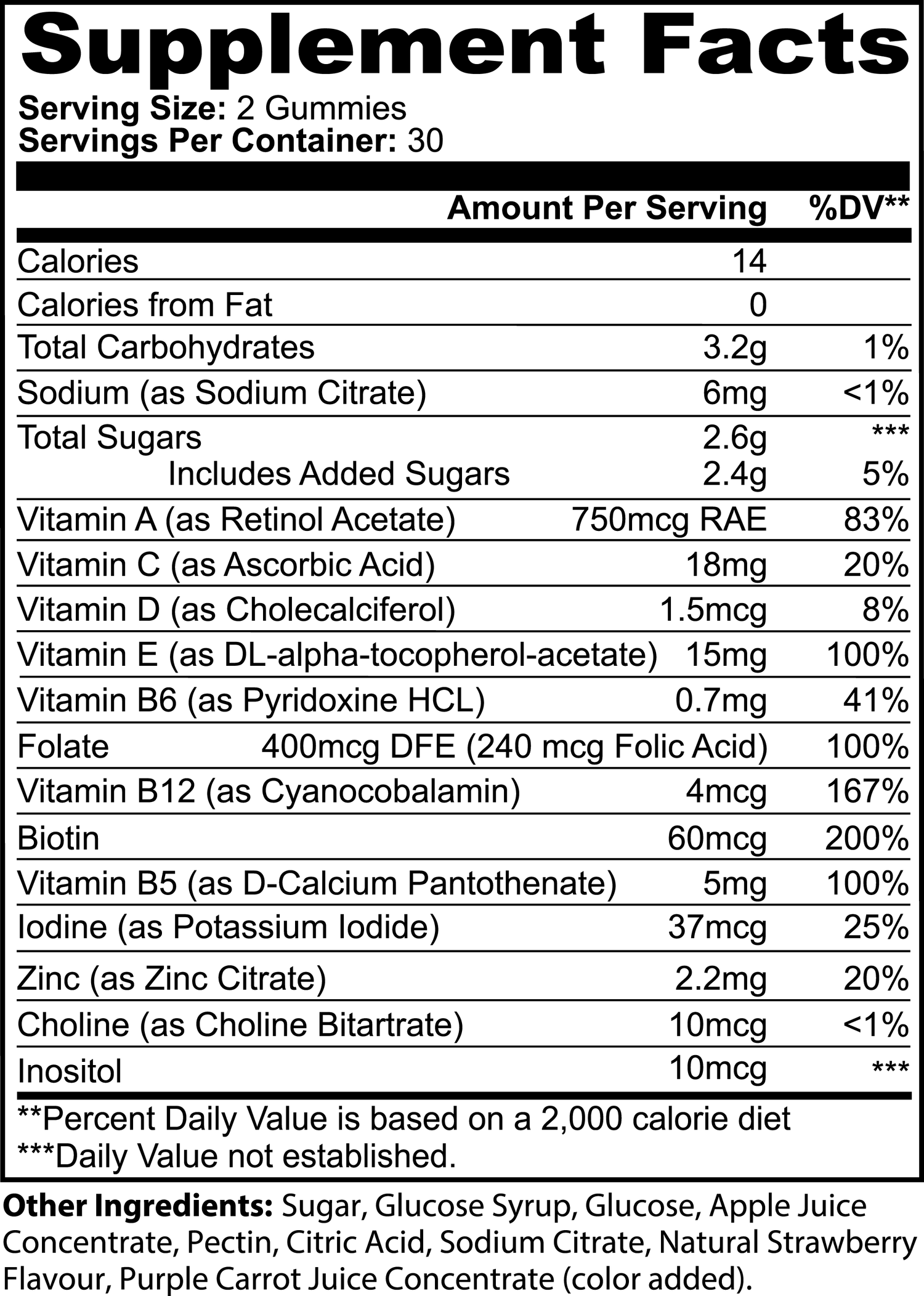 Multivitamin Bear Gummies (Adult) Healthy4Sure