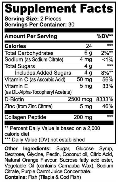 Collagen Gummies (Adult) Healthy4Sure