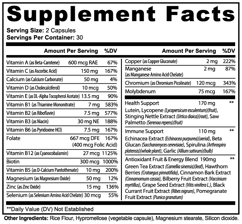 Complete Multivitamin Healthy4Sure