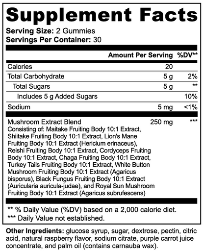 Mushroom Extract Complex Immune-Modulating Properties Antioxidant Healthy4Sure