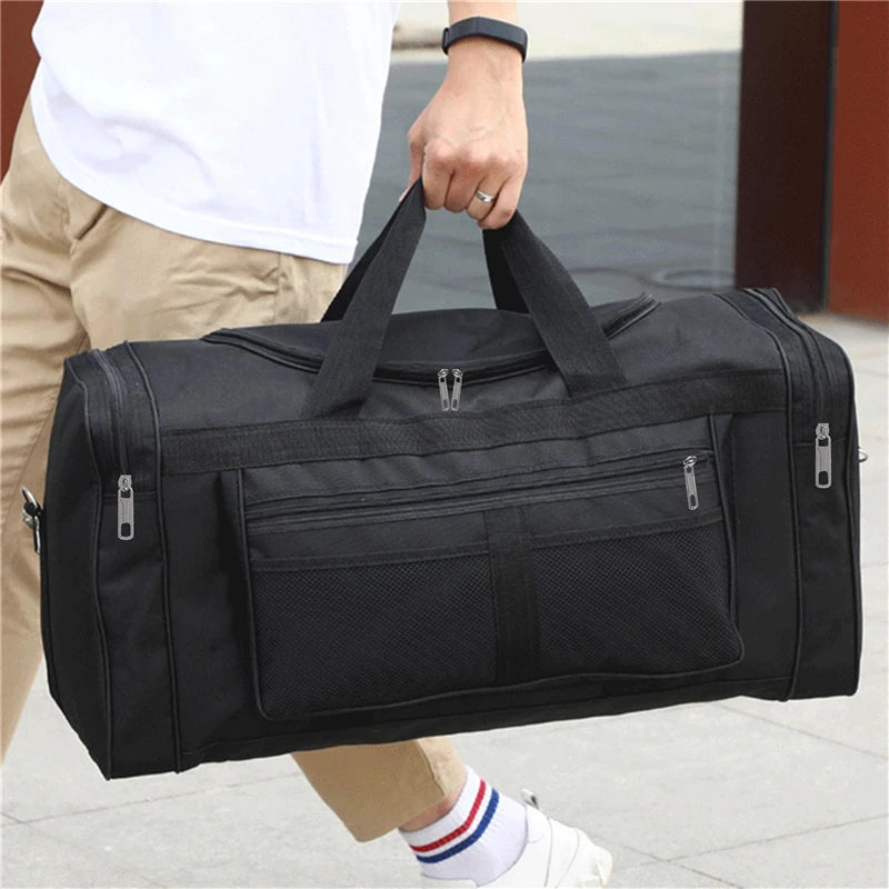 Women Men Nylon Travel Duffel Bag-Healthy 4 Sure