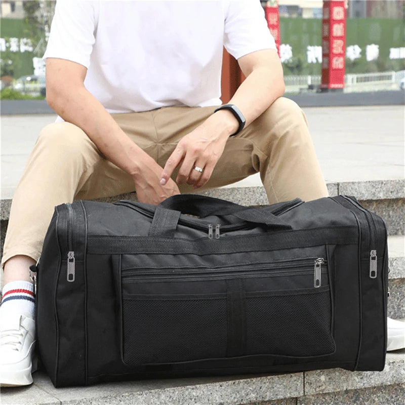 Women Men Nylon Travel Duffel Bag-Healthy 4 Sure