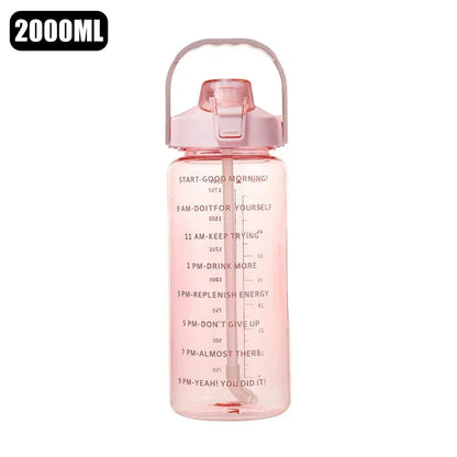 Fitness Motivational Quotes Large Portable Sports Fitness Water Bottle Healthy4Sure