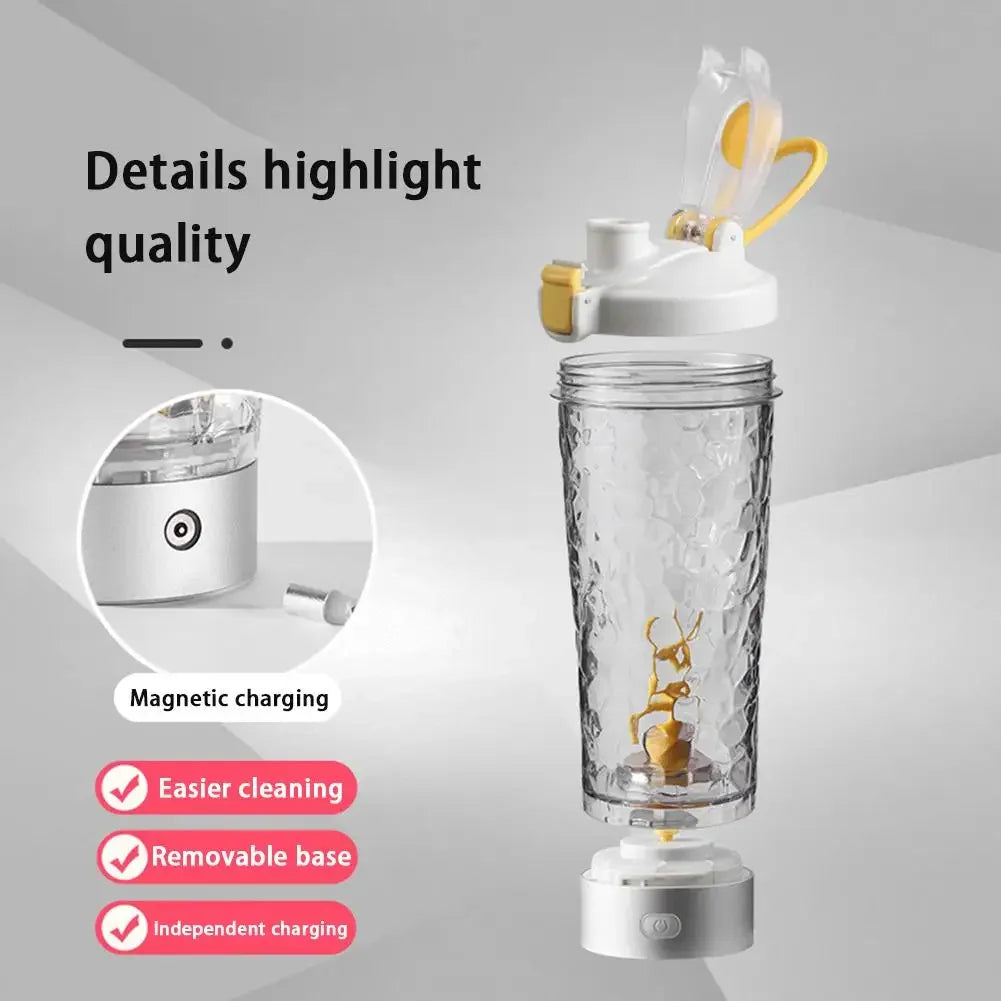 Rechargeable Electric Protein Shaker Bottle-Healthy 4 Sure