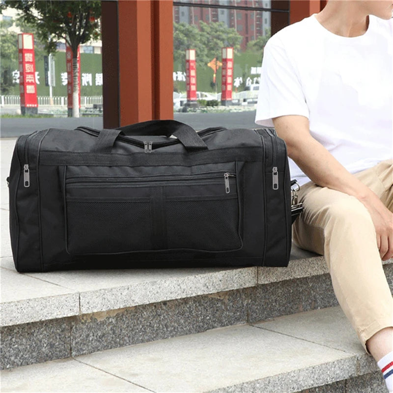 Women Men Nylon Travel Duffel Bag-Healthy 4 Sure