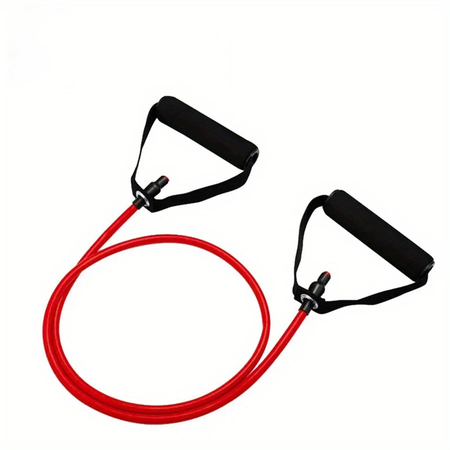 1pc 4-Level Resistance Bands with Handles