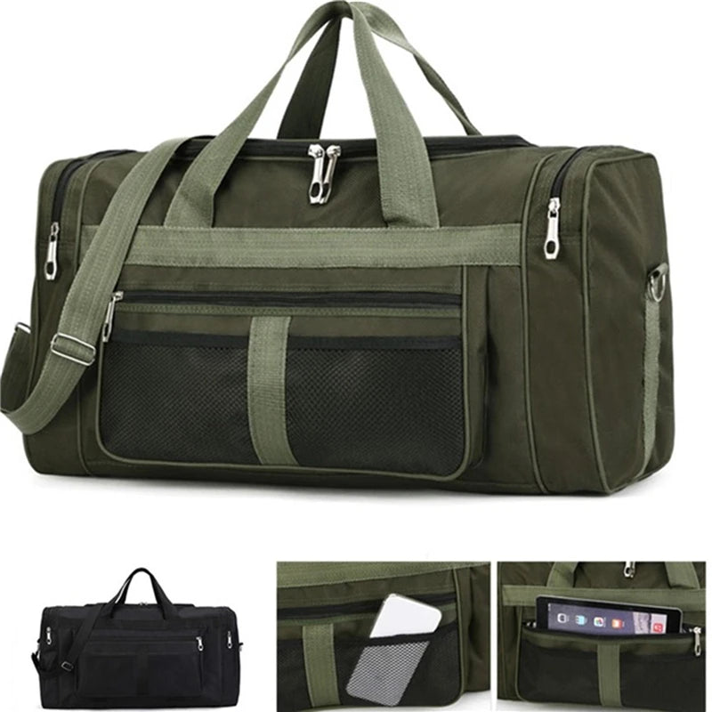 Women Men Nylon Travel Duffel Bag-Healthy 4 Sure