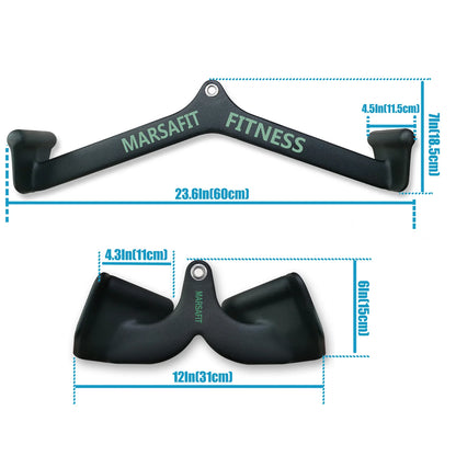 Home Gym Fitness Rowing T-bar V-bar-Healthy 4 Sure