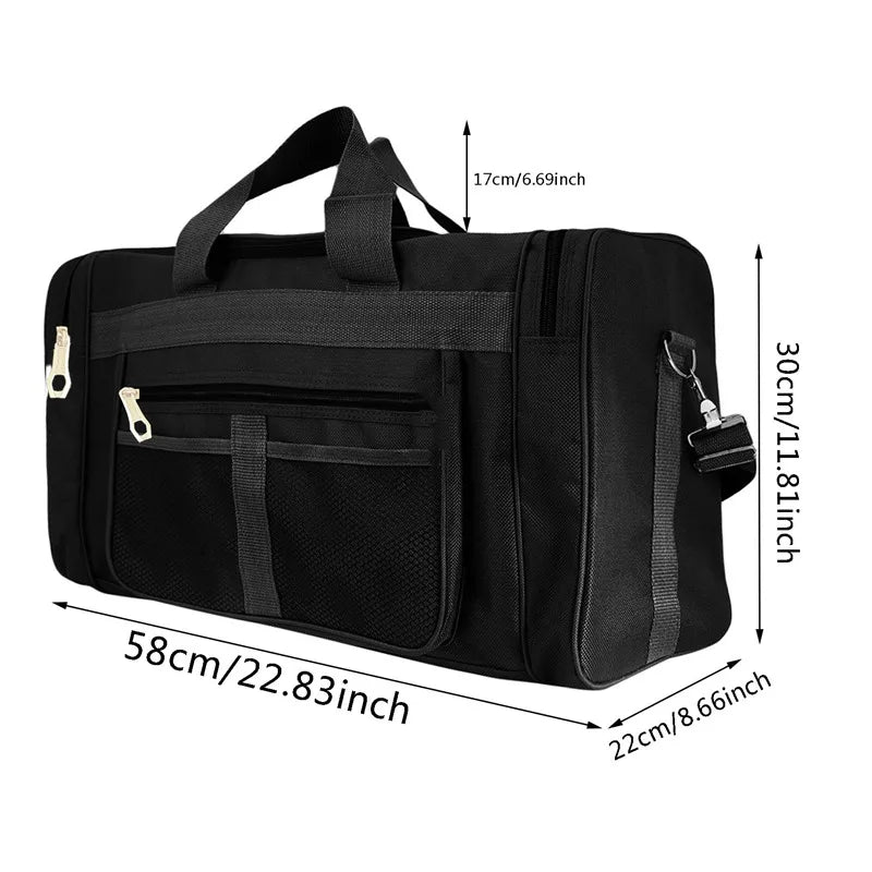 Women Men Nylon Travel Duffel Bag-Healthy 4 Sure