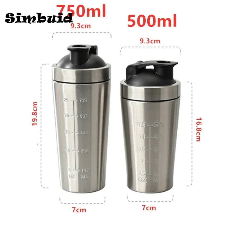 Stainless Steel Protein Powder Shaker