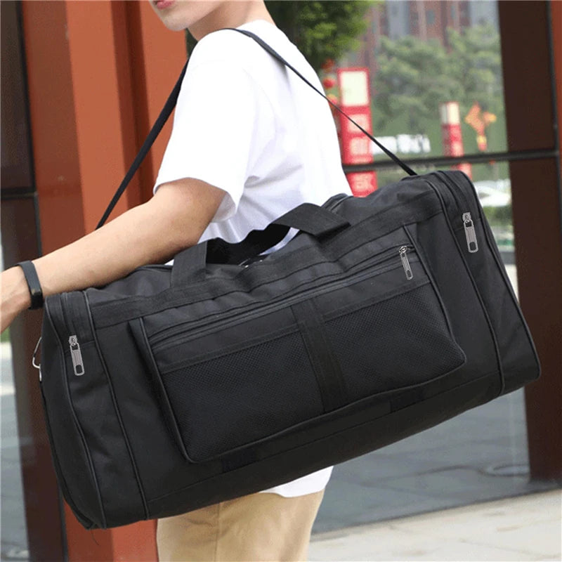 Women Men Nylon Travel Duffel Bag-Healthy 4 Sure