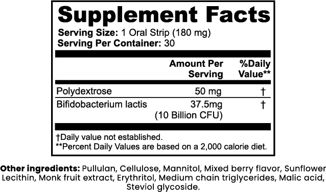 Probiotic + Metabolism Strips Healthy4Sure